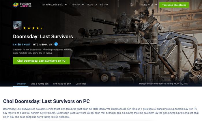 Trải nghiệm sinh tồn trong thảm họa zombie khi chơi Doomsday: Last Survivors trên PC với BlueStacks