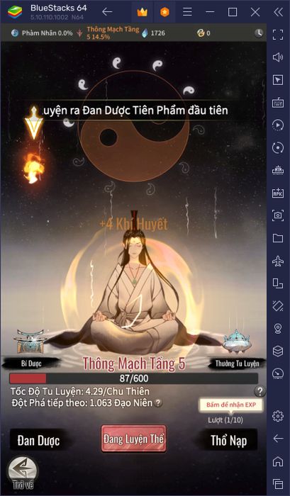 Hành trình cùng BlueStacks chinh phục Nhất Niệm Tiêu Dao - Gzone trên máy tính