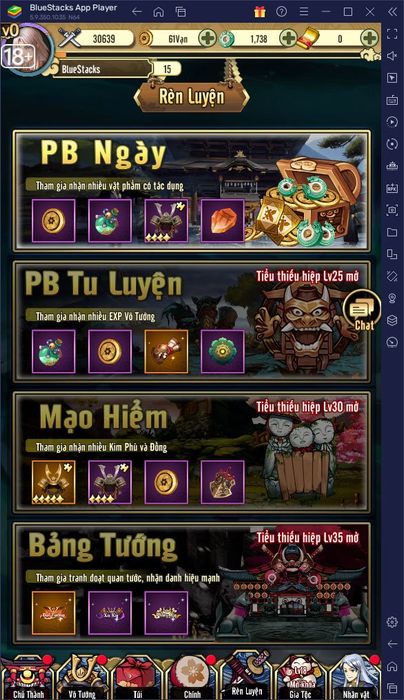 Trải nghiệm game Hư Linh Tam Quốc trên máy tính với BlueStacks