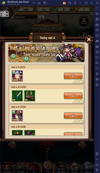 Trải nghiệm game Hư Linh Tam Quốc trên máy tính với BlueStacks