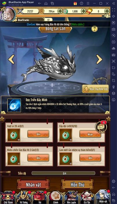 Trải nghiệm game Hư Linh Tam Quốc trên máy tính với BlueStacks