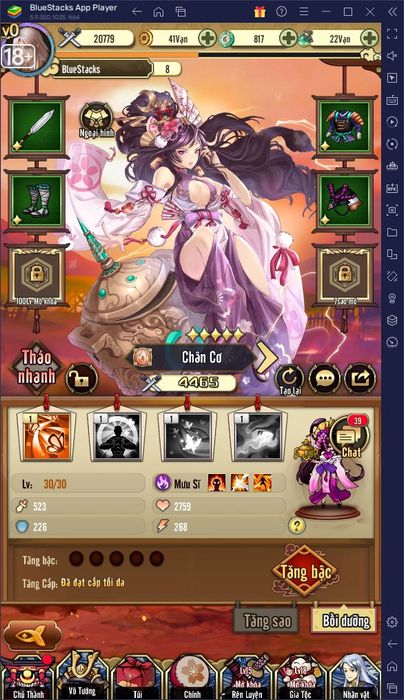 Trải nghiệm game Hư Linh Tam Quốc trên máy tính với BlueStacks