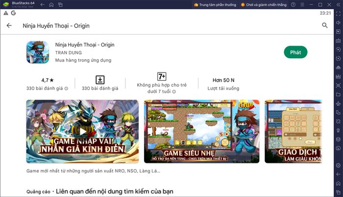 Trải nghiệm game Ninja Huyền Thoại - Origin trên PC