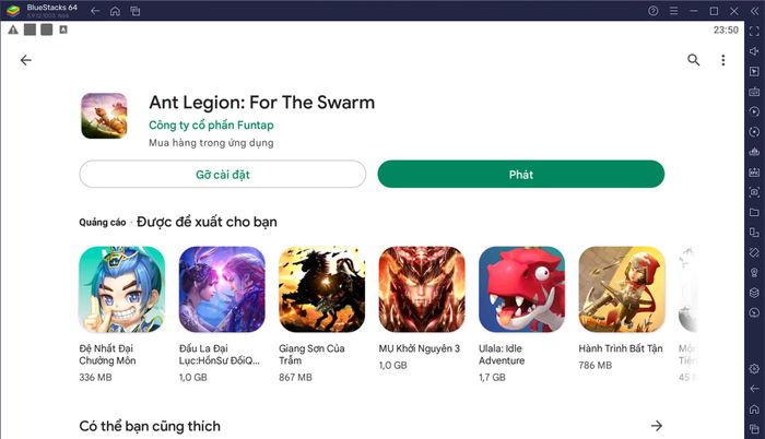 Trải nghiệm Ant Legion: For The Swarm trên PC với giao diện rõ ràng hơn và hiệu suất cao hơn.