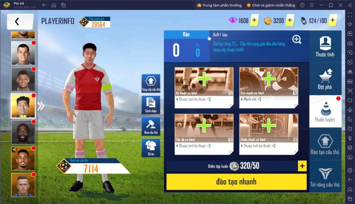 Football Pro VTC: Xây dựng đội hình ưa thích trên PC