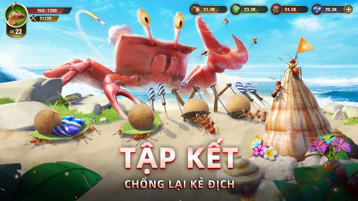 Vương Quốc Kiến - Gamota: Trải nghiệm game chiến thuật mới lạ trên PC với BlueStacks