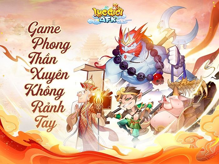 Chơi game di động Lục Giới AFK trên máy tính bảng BlueStacks