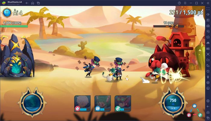 Trải nghiệm game chiến thuật Giant Monster War trên PC với BlueStacks