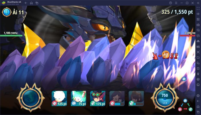 Thử nghiệm trải nghiệm chiến lược của Giant Monster War trên PC qua BlueStacks