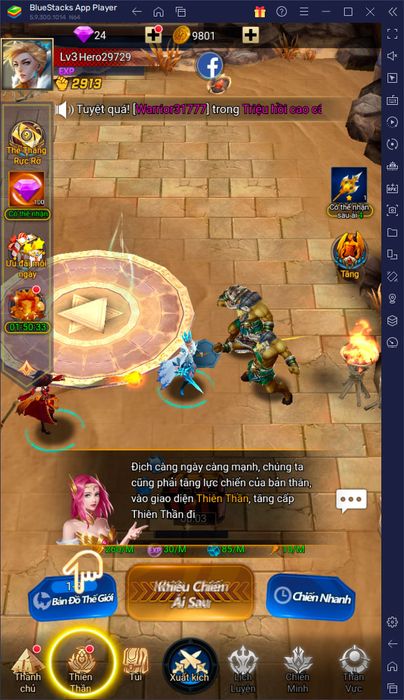 Trải nghiệm game IDLE GOG trên PC với BlueStacks