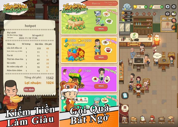 Khởi đầu kinh doanh quản lý Tiệm Lẩu Đường Hạnh Phúc trên PC với BlueStacks