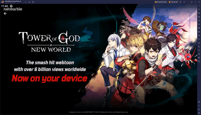 Chơi Tower of God: New World trên máy tính với BlueStacks