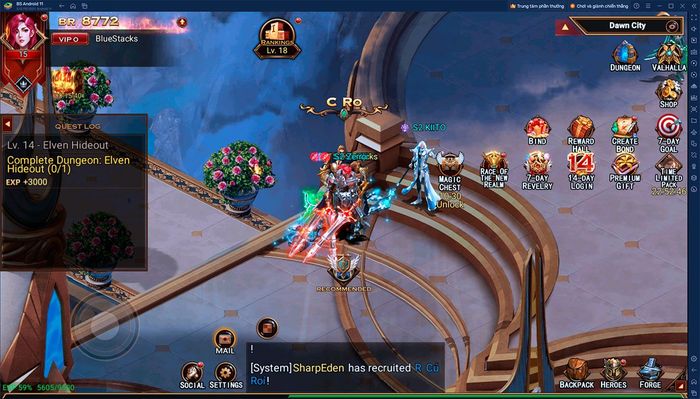 Khám phá trải nghiệm game nhập vai Eternal Fury 3 Nostalgic MMO trên PC với BlueStacks