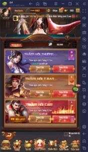 Hướng dẫn cơ bản chơi game Thần Ma: Tam Quốc Xuất Chinh trên máy tính