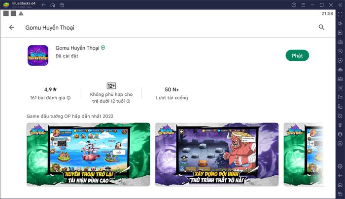 Cùng trải nghiệm game chiến thuật Gomu Huyền Thoại trên máy tính với BlueStacks