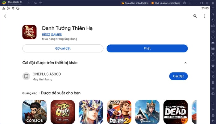 Thống lĩnh vạn binh trong Danh Tướng Thiên Hạ trên PC với BlueStacks