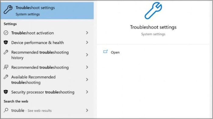 Cách sử dụng Troubleshoot Windows 10 bước 1