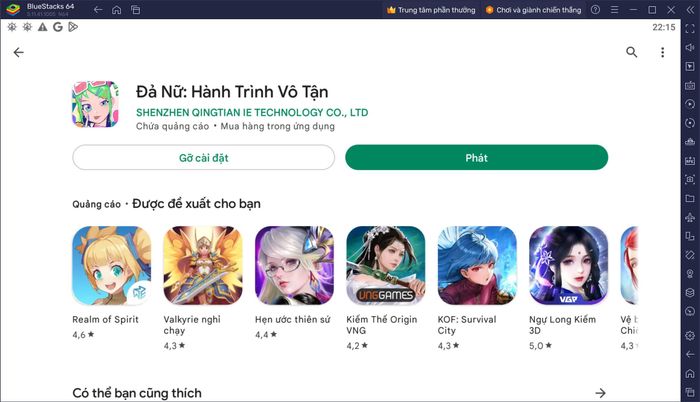 Đả Nữ: Hành Trình Vô Tận - Săn quái vật cùng BlueStacks trên PC