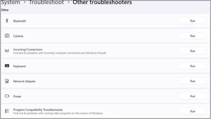 Hướng dẫn sử dụng Troubleshooting Windows 11 bước 4.2