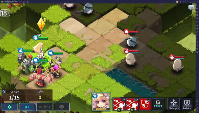 Hãy cùng trải nghiệm Super Fantasy War trên PC với BlueStacks nhé!