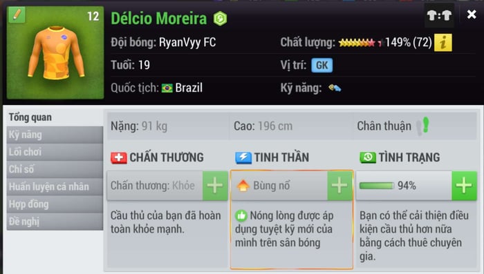 Top Eleven VNG: 4 lưu ý quan trọng khi lựa chọn cầu thủ