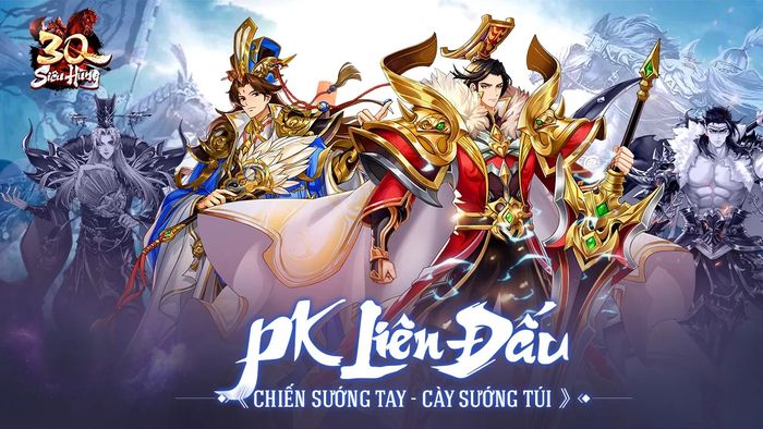 Khám phá 3Q Siêu Hùng, tựa game đấu tướng Tam Quốc trên PC