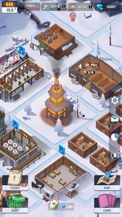 Chơi Frozen City trên PC: Xây dựng thị trấn để sống sót trong khí hậu lạnh giá