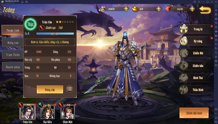 Trải nghiệm game nhập vai chiến lược Chân Mệnh Tam Quốc trên PC với BlueStacks