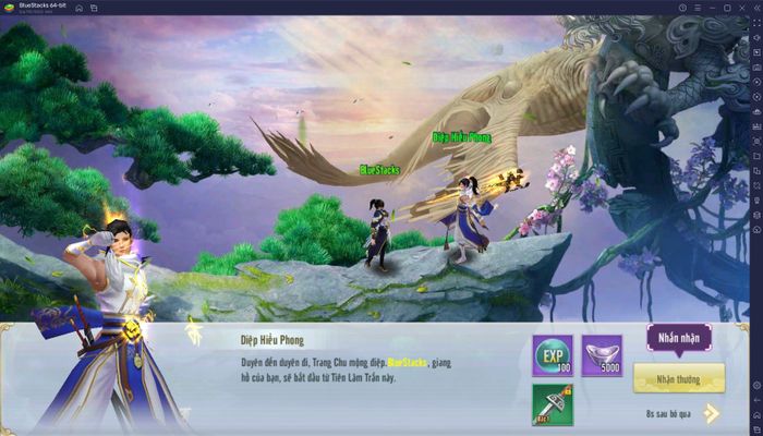 Trải nghiệm game nhập vai Giang Hồ Hiệp Ảnh trên máy tính với BlueStacks