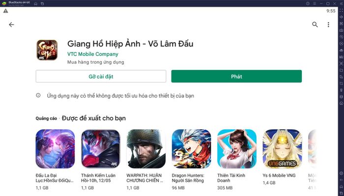 Trải nghiệm game nhập vai Giang Hồ Hiệp Ảnh trên máy tính với BlueStacks