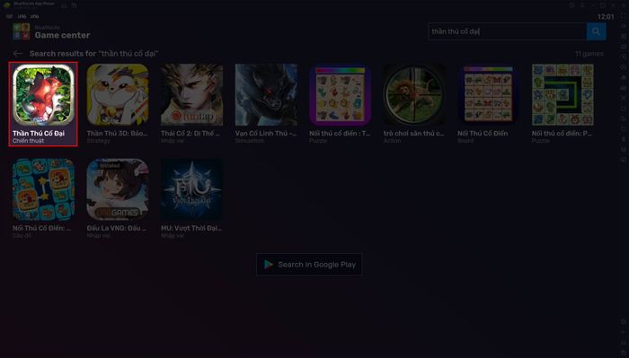 Quay lại thời kỳ đồ đá khi chơi Thần Thú Cổ Đại trên PC với BlueStacks