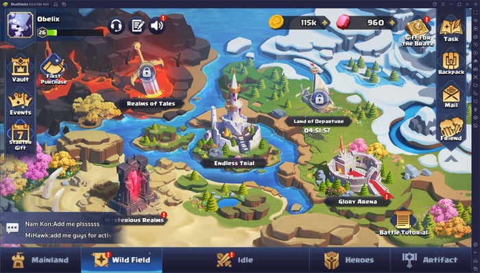 Hướng dẫn chơi Valor Legends: Idle RPG cho game thủ mới bắt đầu