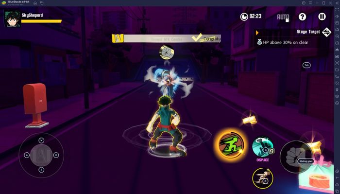 Tham gia game siêu anh hùng My Hero Academia: The Strongest Hero trên PC với BlueStacks