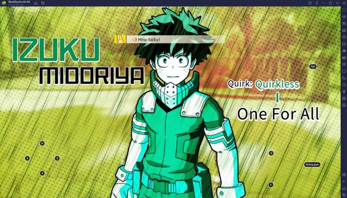 Chơi game siêu anh hùng My Hero Academia: The Strongest Hero trên PC cùng BlueStacks