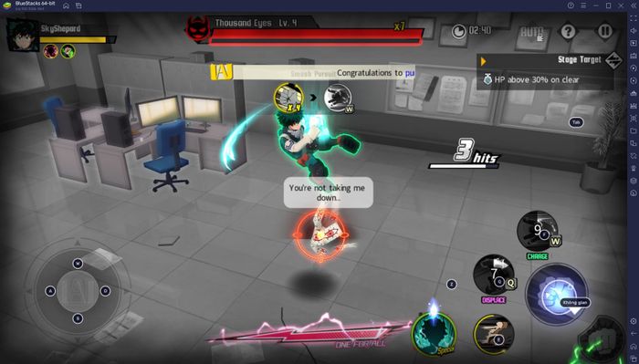 Thử sức với game anh hùng My Hero Academia: The Strongest Hero trên PC qua BlueStacks