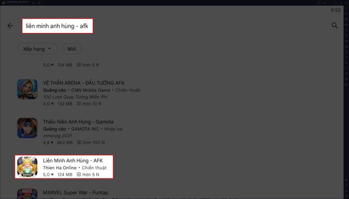 Chơi Liên Minh Anh Hùng - AFK trên PC với BlueStacks