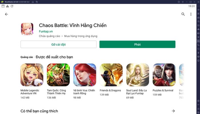 Trải nghiệm trò chơi chiến thuật Chaos Battle: Vĩnh Hằng Chiến trên PC với BlueStacks