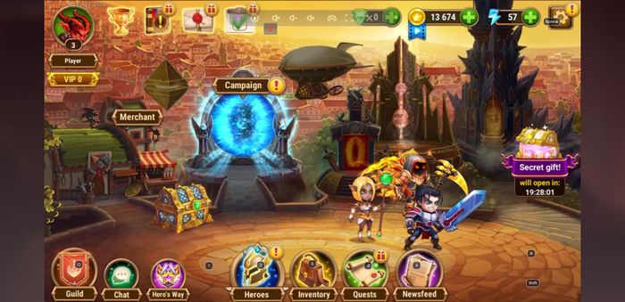 Hướng dẫn chơi Hero Wars không cần tải và cài đặt trên BlueStacks X.