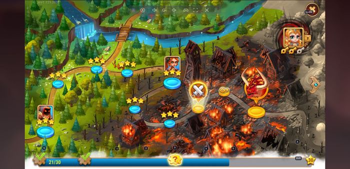 Hướng dẫn chơi Hero Wars không cần tải và cài đặt trên BlueStacks X.