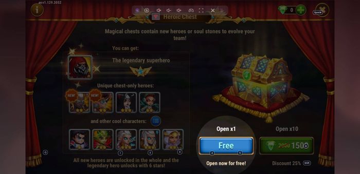 Chơi Hero Wars mà không cần tải và cài đặt bằng BlueStacks X