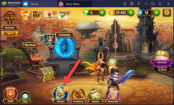 Hướng dẫn cách nâng cấp, tiến hóa và gia tăng sức mạnh cho các Anh hùng trong Hero Wars