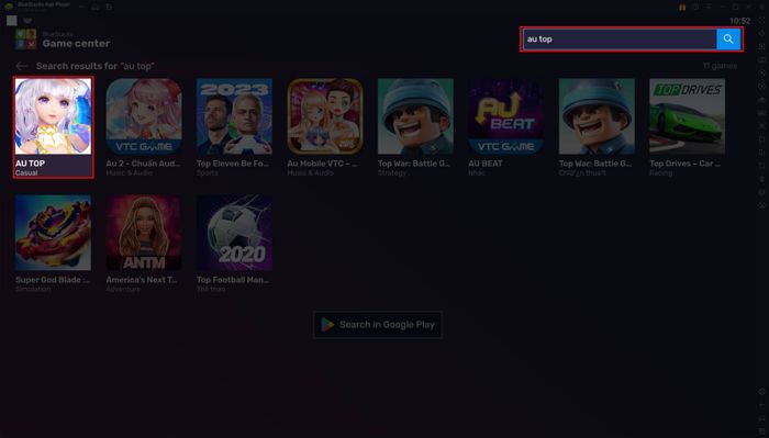 Thư giãn với trò chơi nhảy AU TOP trên PC qua BlueStacks