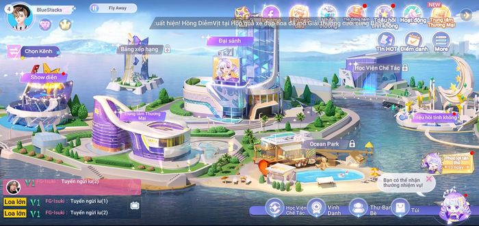 Thư giãn cùng trò chơi nhảy AU TOP trên PC qua BlueStacks