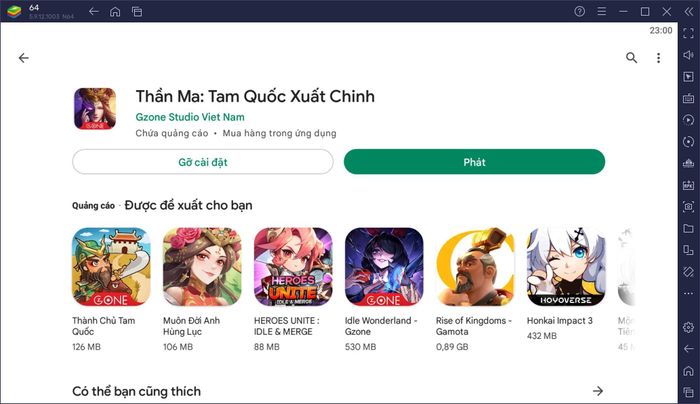 Tham gia chơi game chiến thuật tự động Thần Ma: Tam Quốc Xuất Chinh trên PC