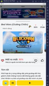 Khám phá game thế giới mở Garena Blockman GO trên máy tính qua BlueStacks