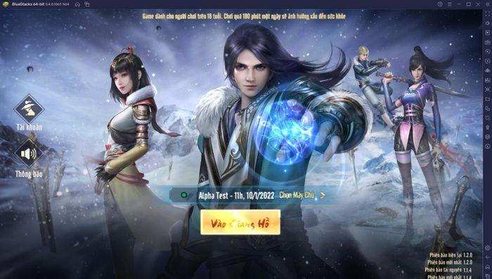 Thử nghiệm Họa Giang Hồ trên PC cùng BlueStacks