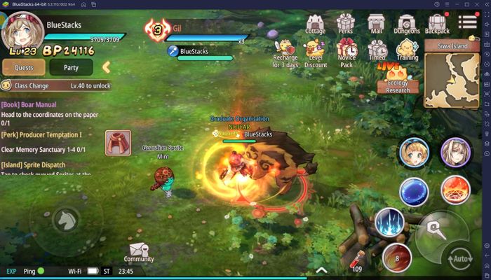 Hướng dẫn chơi Sprite Fantasia trên PC cho người mới