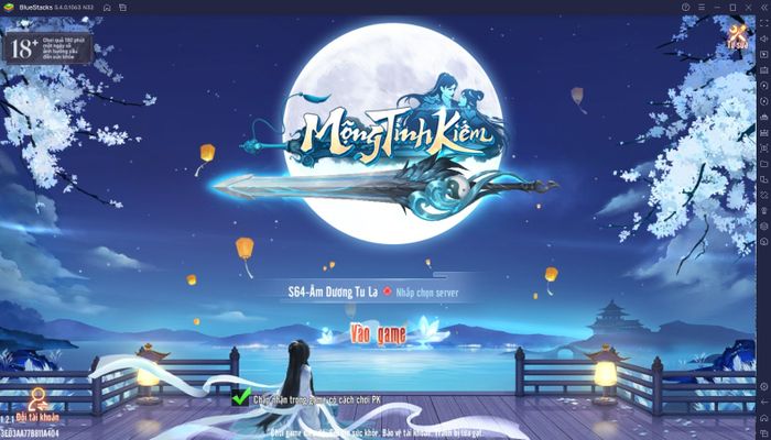 Trải nghiệm Mộng Tình Kiếm trên PC với BlueStacks