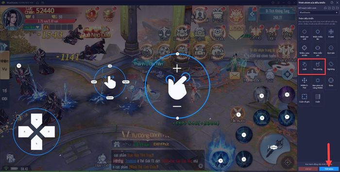 Thiết lập Keymapping khi chơi Tru Tiên - Thanh Vân Chí trên BlueStacks