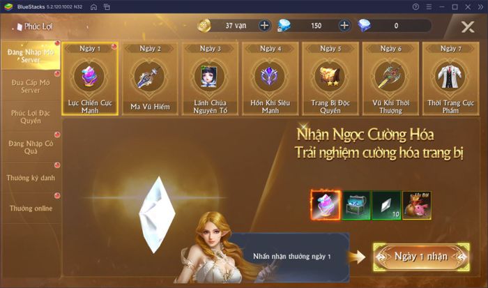 Khám phá trò chơi thể loại fantasy Đấu Thần Kỷ Nguyên trên BlueStacks